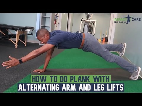 Plank with Alternating Arm and Leg Raises