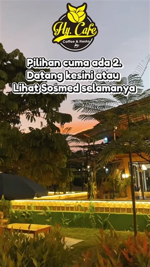 Coffe & Resto on Instagram: "Ditunggu kehadirannya teman teman . #cafeindralaya #oganilir #rekomencafeaesthetic #hycafelayo #cafeepalembang #sumsel"