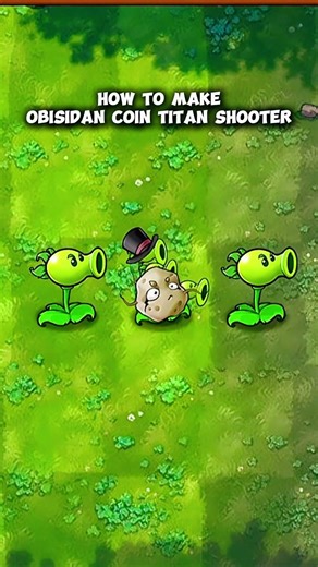 Obsidian Coin Turret Tutorial! #pvz #plantsvszombies