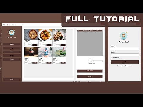 C# Full Tutorial - Restaurant Management System