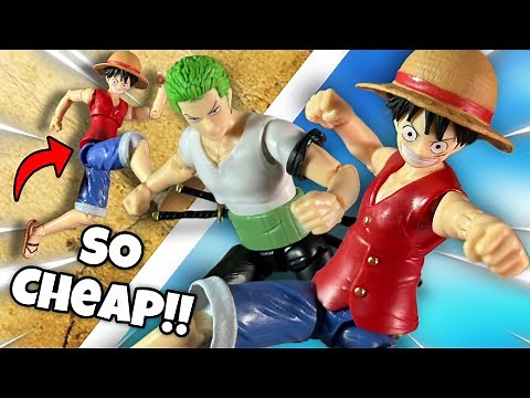 The CHEAPEST One Piece Action Figures!!! (Ultimate Legends Luffy & Zoro Review)