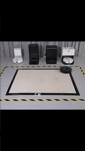 カーペット上の掃除効果は？SwitchBot S10 vs 他の3社🔥 #shorts #switchbot #スイッチボット #ロボット掃除機 #お掃除ロボット #スイッチボット #掃除 #家事