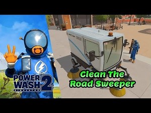 PowerWash Simulator 2 – Road Sweeper100% CLEAN! ⛺💦 Part-9