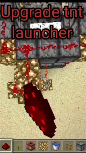 normal tnt launcher Vs upgrade tnt launcher in Minecraft #gameplay#shorts#tnt#minecraft#launcher