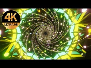 10 Hour 4k TV Relaxing screensaver Multi Color led Neon lights Abstract background video loop