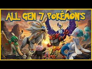 All 88 Alola Pokémon's Gen 7 Pokémon Real life Documentary The Complete Alolan Pokedex