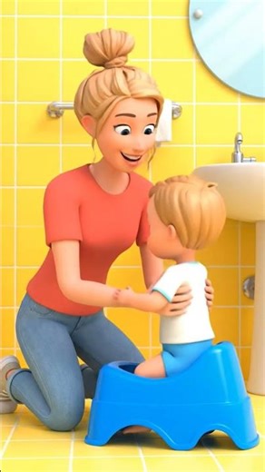 🚼💧 Baby’s First Potty Success!