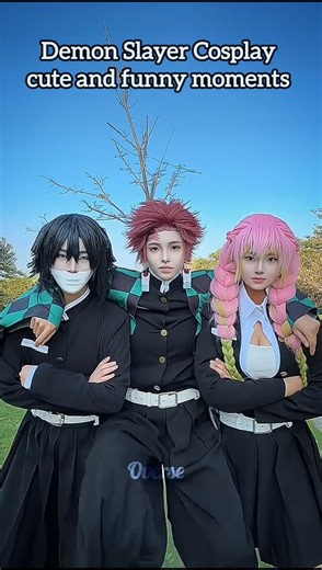 KNY Cosplay cute and funny moments 😅#demonslayer #anime #cosplay #viral #foryou #funny