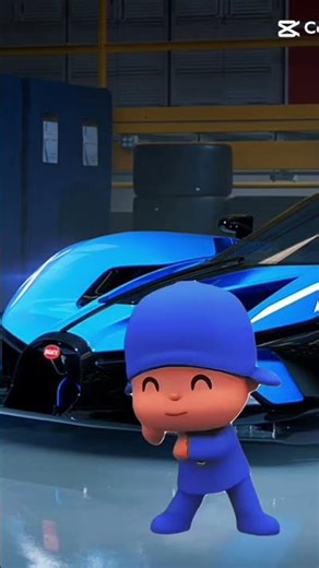 Pocoyo bailando en carros