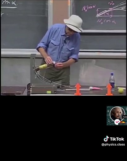 Projectile Motion Demonstration by Prof Walter Lewin