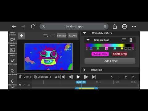 How to make Clearer gradient map on VidMix (as of May 30th 2026)