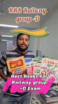 RRB Railway Group D Books #shorts #youtube #railwayexam #railway #groupd #rrb #railways #best #yt