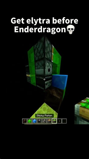 Minecraft Elytra Glitch Moment💀#shorts