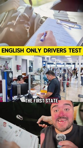 Starting Friday DMV tests in Florida will only be given in English #english #dmv #florida #foryou