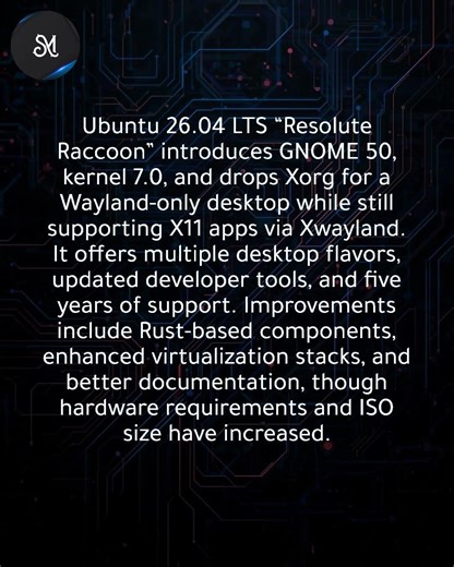 Ubuntu “Resolute Raccoon” drops Xorg but still supports running X11 apps