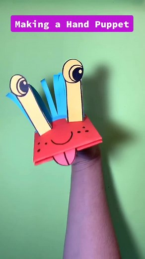 DIY Hand Puppet Craft for Kids | Puppet Making Project Ideas