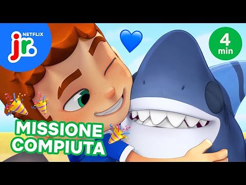 SHARKDOG RIUNISCE TUTTI GLI SQUALI 🦈 🐶 Sharkdog: Lo squalo-cane | Netflix Junior Italia