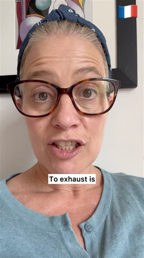 How to say exhausted 😫 French 🇫🇷 Speak better French now! To exhaust - Épuiser She’s exhausted, poor thing. Elle est épuisée, la pauvre. The subject is exhausted. Le sujet est épuisé. For adjectives - the English -ing ending usually becomes -ant in French. It’s exhausting! C’est épuisant ! Épuiser can also mean To run out The stock has run out. Le stock est épuisé. To exhaust oneself - S’épuiser Go to bed, you’re going to exhaust yourself! Va te coucher, tu vas t’épuiser ! To learn French wit