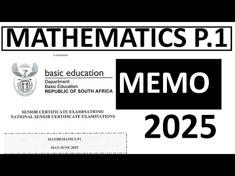 MEMO 2025 MATHEMATICS PAPER 1 GRADE 12: MAY-JUNE FINAL EXAMS [THUNDEREDUC] GRADE 12 MATHEMATICS