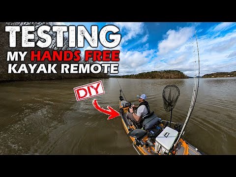 Testing My DIY Foot Control Setup for my Kayak Trolling Motor | Kayak Fishing 2023