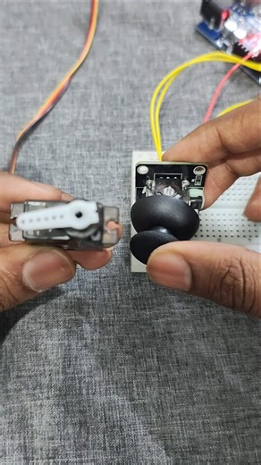 Control Servo with Joystick using Arduino 🎮 Smooth Motion DIY Build #Arduino #Robotics #DIY