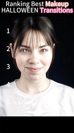 Ranking The Best MAKEUP Halloween Transitions🎃👻