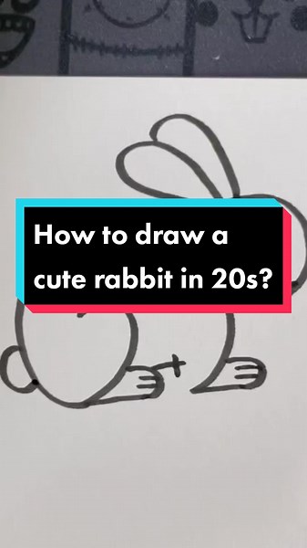 How to Draw a Cute Rabbit in 20s