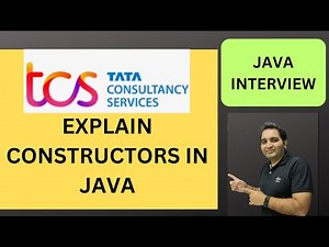 Constructors in Java | TCS Java Interview Questions | Core Java Interview Questions