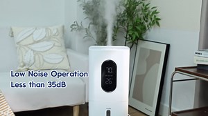 Humidifier Large Room, 4.2Gal/16L for Home 2000 sq ft, Top Fill Cool Mist for Bedroom, Gray