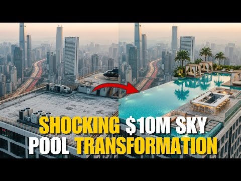 Building a $10,000,000 Rooftop Pool: The Most Insane Rooftop Pool Ever Built