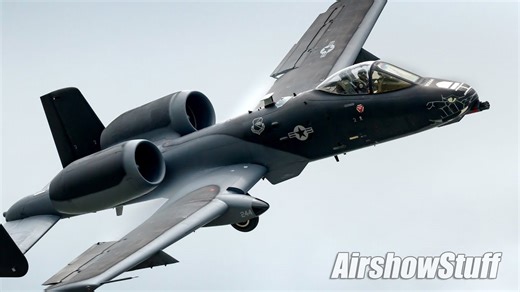 Fierce A-10 Warthog ‘Black Mamba’ Demo with Explosive Strafing Runs