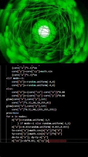‎Visual Art & Style with Python 💻✨#ViralShorts #CodingShorts #Satisfying #PythonVisuals #FYP