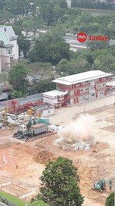 WATCH: The 100kg World War II bomb relic found at a construction site in Upper Bukit Timah was detonated on Tuesday (Sept 26) at 12.28pm, after more than 4,000 residents who live nearby were evacuated in the morning. Stay tuned for more updates. Read more: https://tdy.sg/3ZxZWuB | TODAY