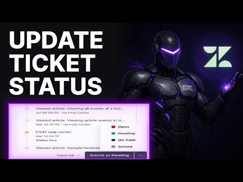 How To Update Zendesk Ticket Status (2026) | Agent Workspace