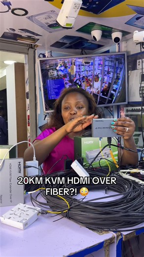 20KM KVM HDMI Extender Over Fiber Long-distance HDMI KVM control over fiber we’re testing it LIVE! #kvm #hdmiextender #fiberoptic #kevicitech