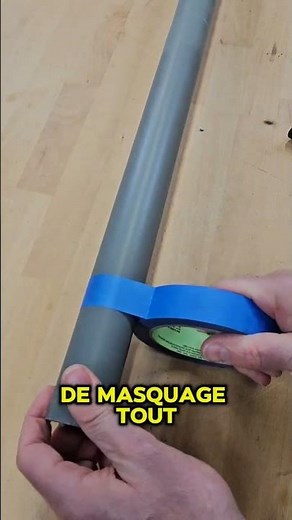 Little tip for cutting a PVC tube 👍