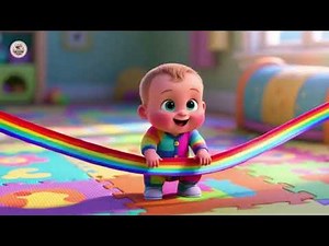 Baby’s Cat Obstacle Race 🐱🏃‍♂ | Learn Movement & Fun for Kids | Educational Video