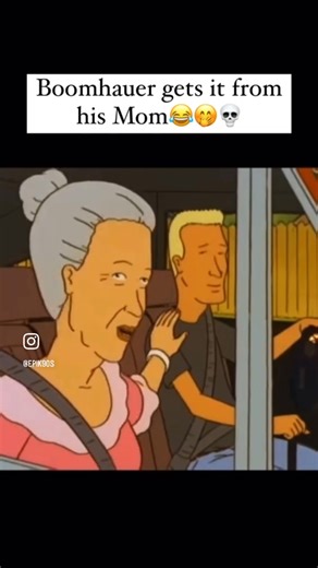 Boomhauer gets it from his mom | King of the Hill Forever
