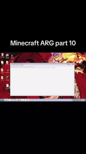 Minecraft ARG part 10 Horrifying Discoveries in Minecraft Beta Footage Credits to @Wifies on YouTube #minecraft #ARG #intresting #fyp #viral