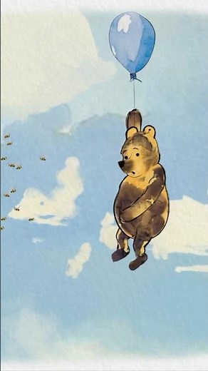 Pooh Bear Tries to Fool the Bees! 🐝 Storytime with Winnie The Pooh #shorts