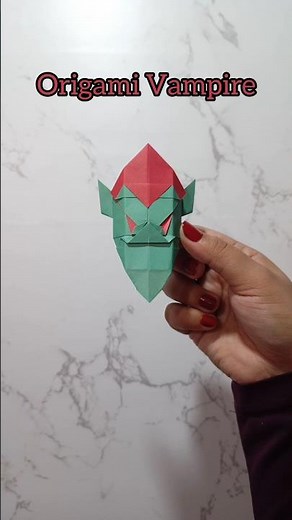 Origami Dracula Vampire | Quick Tutorial