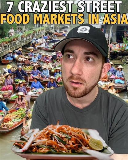 166K views · 2.9K reactions | 7 Most Unique Street Food Markets in Asia | Drew Binsky | Facebook