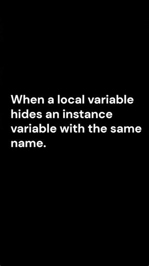 What is Variable Shadowing in Programming? | Explained with Examples 💻 | Java & C++ Concept