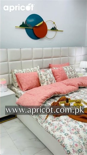 Apricot Comforter set | New Arrival Duvet Set | Best Comforter Set | King Size Retro Scales Design