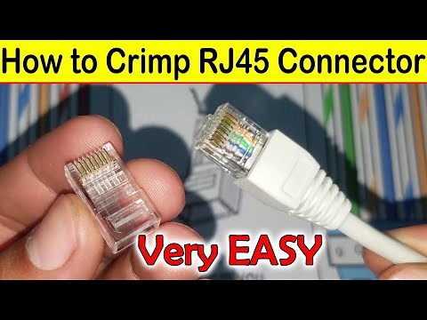 How to Crimp RJ 45 Connector | Now Very EASY