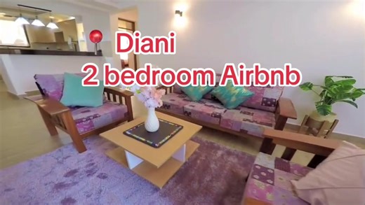 Spacious 2-Bedroom Airbnb in Diani Beach, Kenya