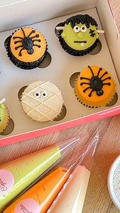 🎃👻 Get spooky and sweet with our Halloween-themed cupcake decorating kit! Perfect for all ages, this kit includes 3 vanilla & 3 chocolate cupcakes, sprinkles, frosting, and endless creativity. Follow our step-by-step guide or let your imagination run wild! 🍫🧁✨ … #cupcakes #cupcakesofinstagram #cupcakeoftheday #bakery #baker #bakerlife #bakinglife #cupcakebakery #cafe #sweettooth #dessert #coffeeshop #momsofinstagram #shopsmall #supportsmallbusiness #shoplocal #explore | Lancaster Cupcake