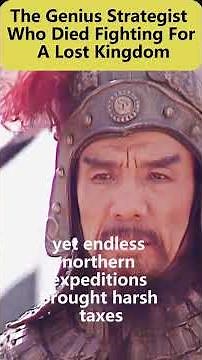 The Genius Strategist Who Died Fighting For A Lost Kingdom #chinesehistory #zhugeliang