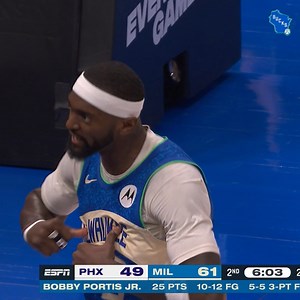 448K views · 8.2K reactions | BOBBY'S ON FIRE. His 25 first-half points are the most by any player off the bench this season! | Milwaukee Bucks | Facebook