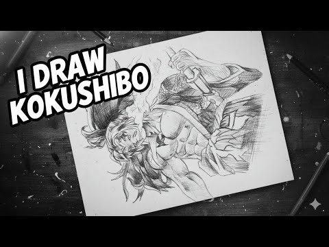 DRAWING KOKUSHIBO USING PEN | HOW TO DRAW KOKUSHIBO | CREATIVE EXPECTATIONS